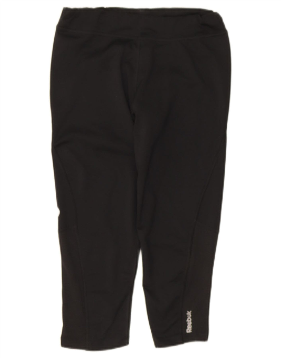 Reebok Damen Capri-Leggings UK 8/10 Small Schwarz Polyester