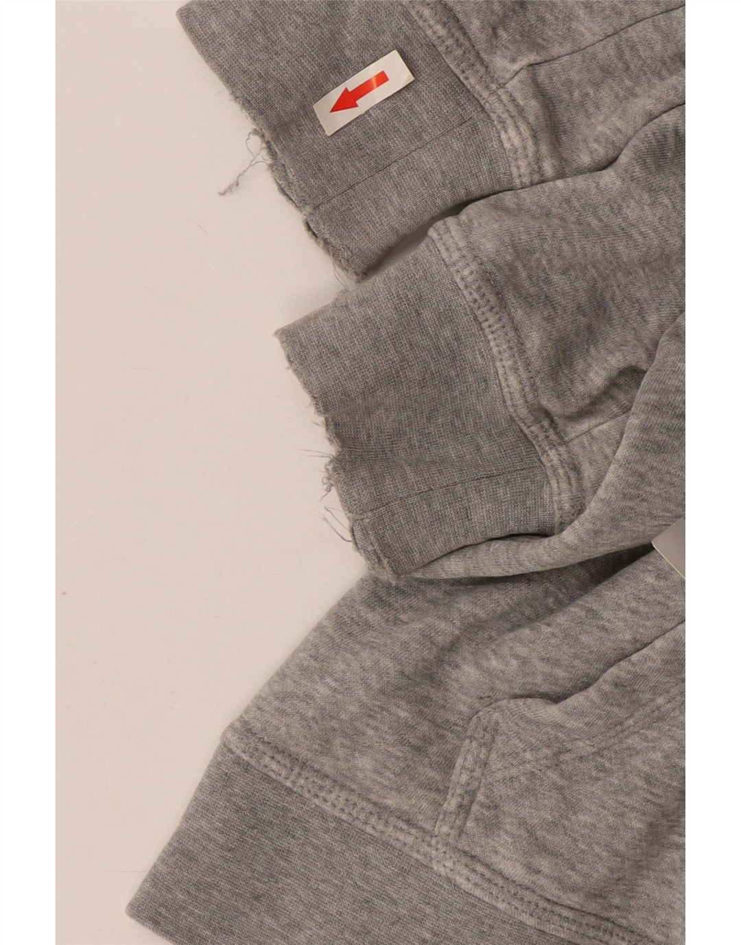 Nike Herren Kapuzenpullover aus mittelgrauer Baumwolle
