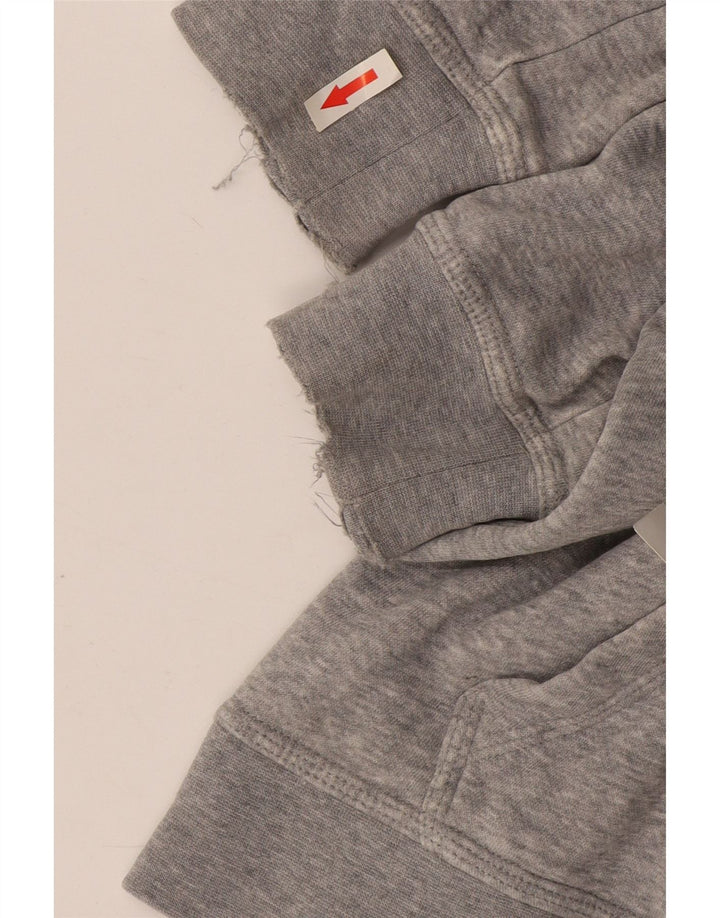 Nike Herren Kapuzenpullover aus mittelgrauer Baumwolle