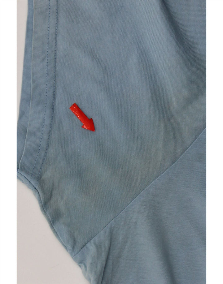 Gant Herren Grafik T-Shirt Top 3XL Blau Baumwolle