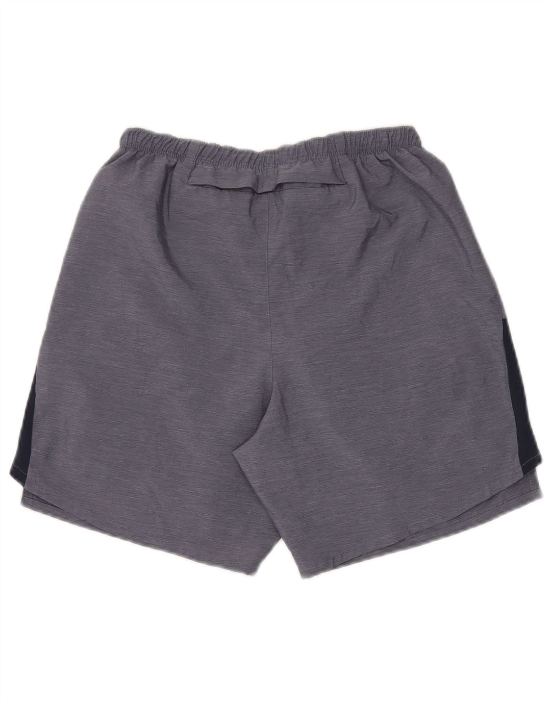 NIKE Damen Dri Fit Sportshorts UK 10 Small Blue Colourblock Polyester