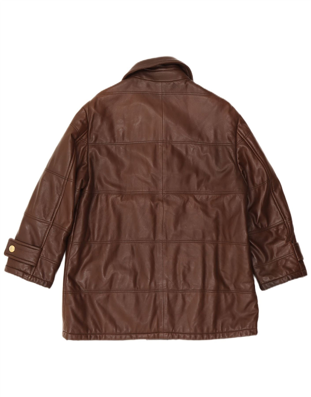 Vintage Damen Lederjacke IT 42 Mittelbraun