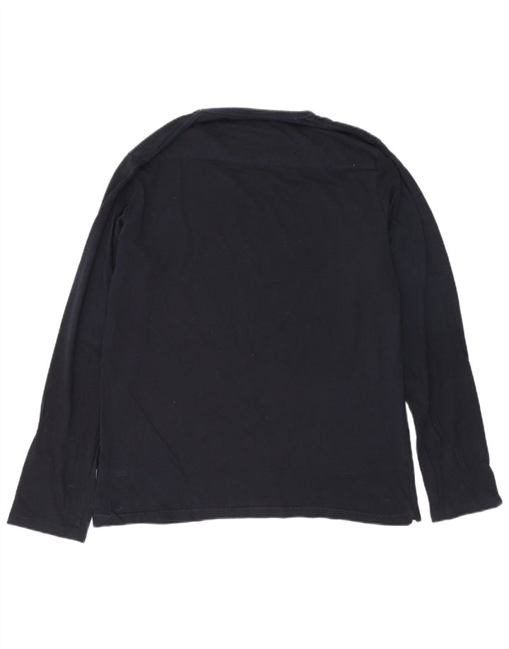 French Connection Herren-Top, langärmelig, XL, Marineblau, Baumwolle