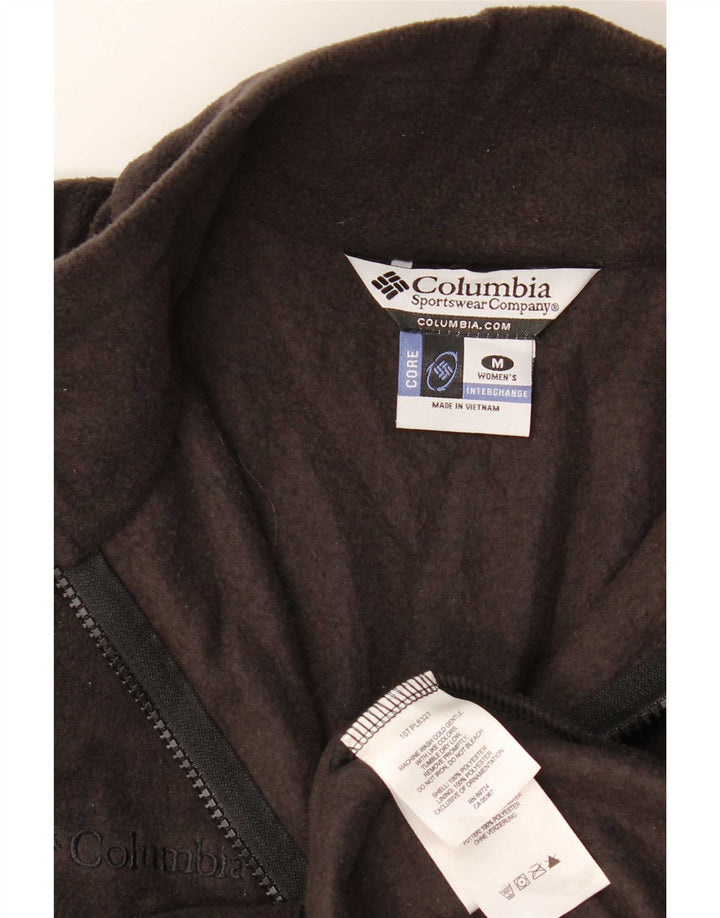 Columbia Damen Fleecejacke UK 14 Medium Schwarz Polyester Sport