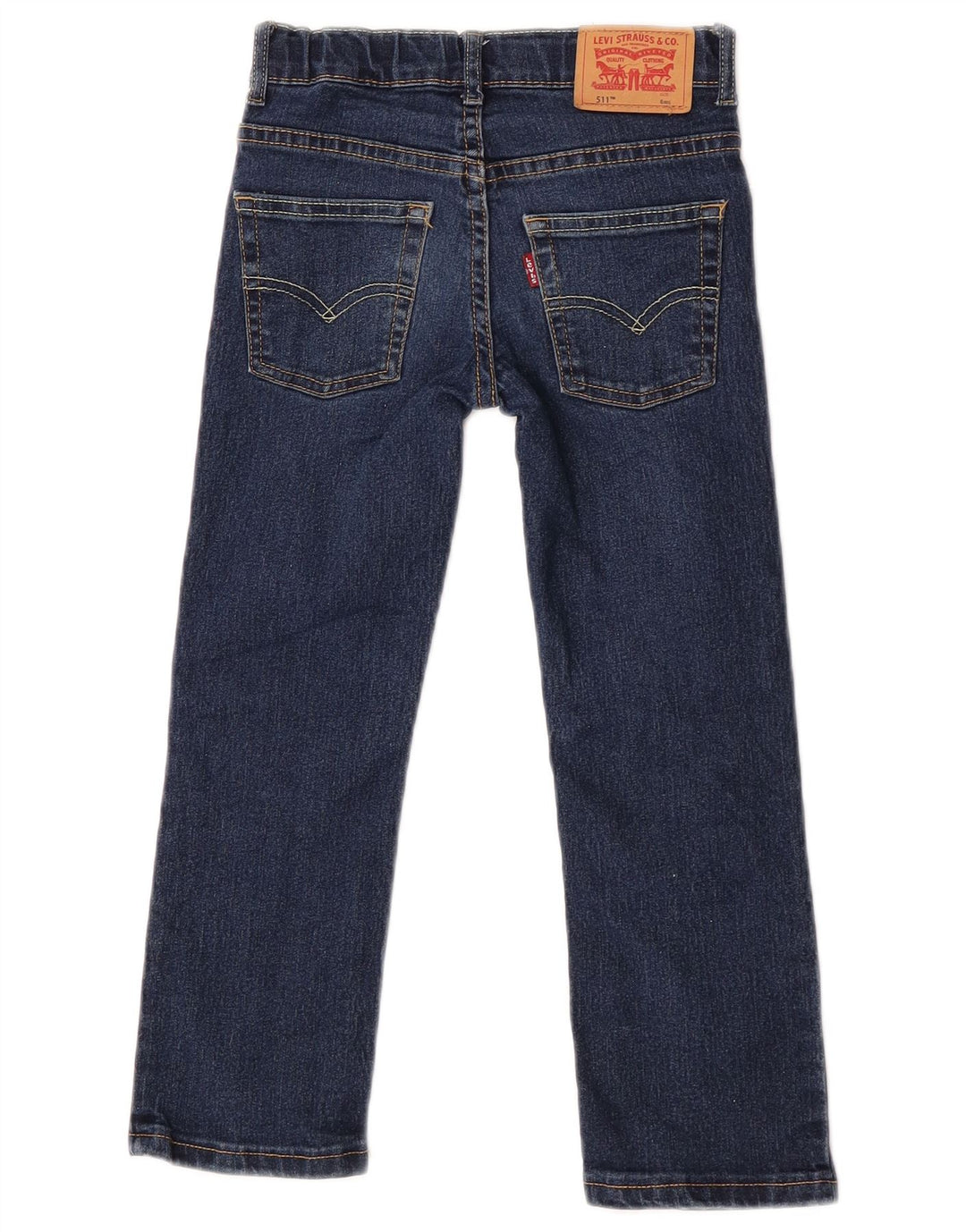 Levi's Jungen 511 Slim Jeans 5–6 Jahre W22 L19 Blaue Baumwolle