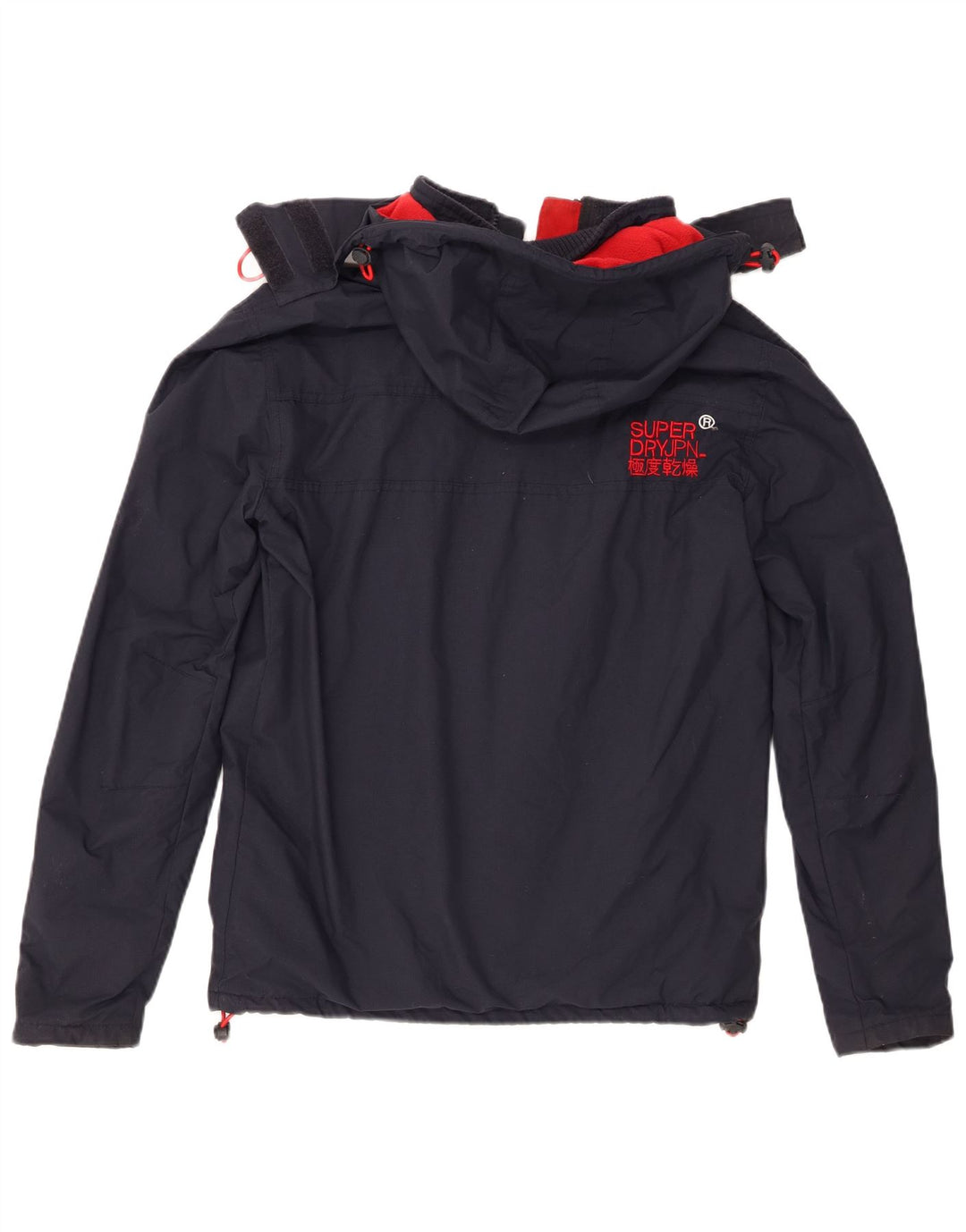 Superdry Herren Windhiker Hooded Windjacke UK 36 Small Marineblau