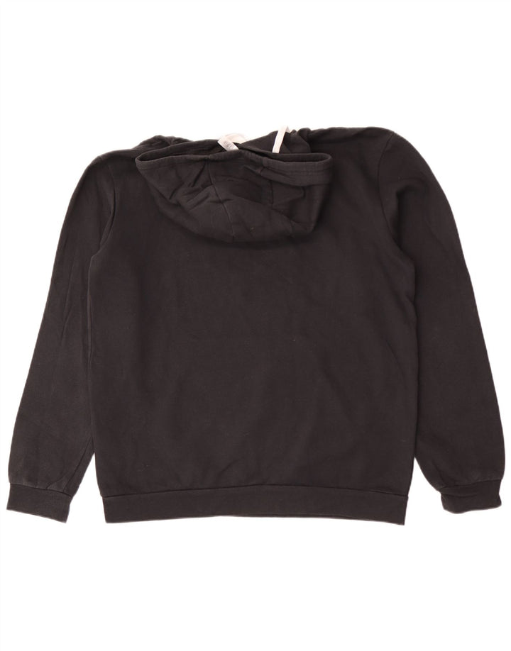 Adidas Herren Kapuzenpullover Mittelschwarz Baumwolle