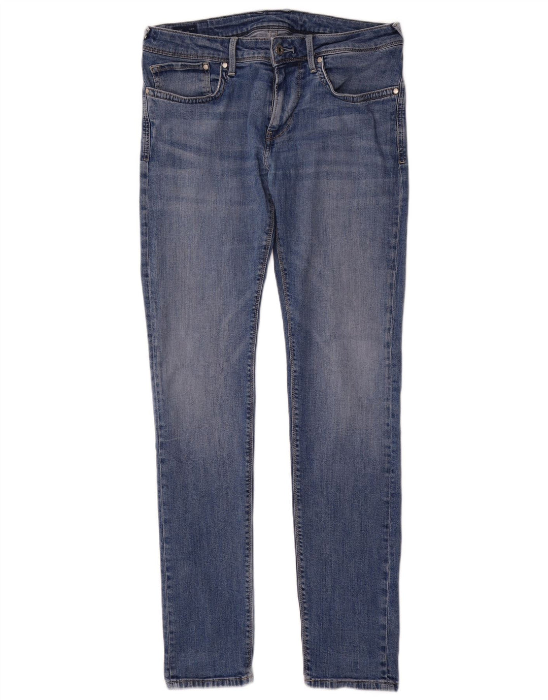 PEPE Jeans Damen Slim Jeans W34 L34 Blau