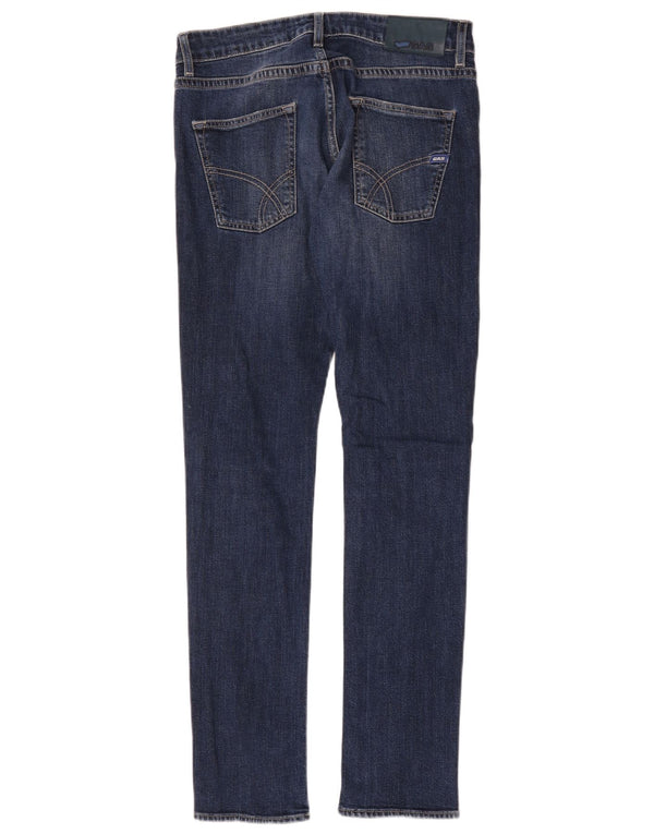 Gas Damen Slim Jeans W29 L32 Blaue Baumwolle