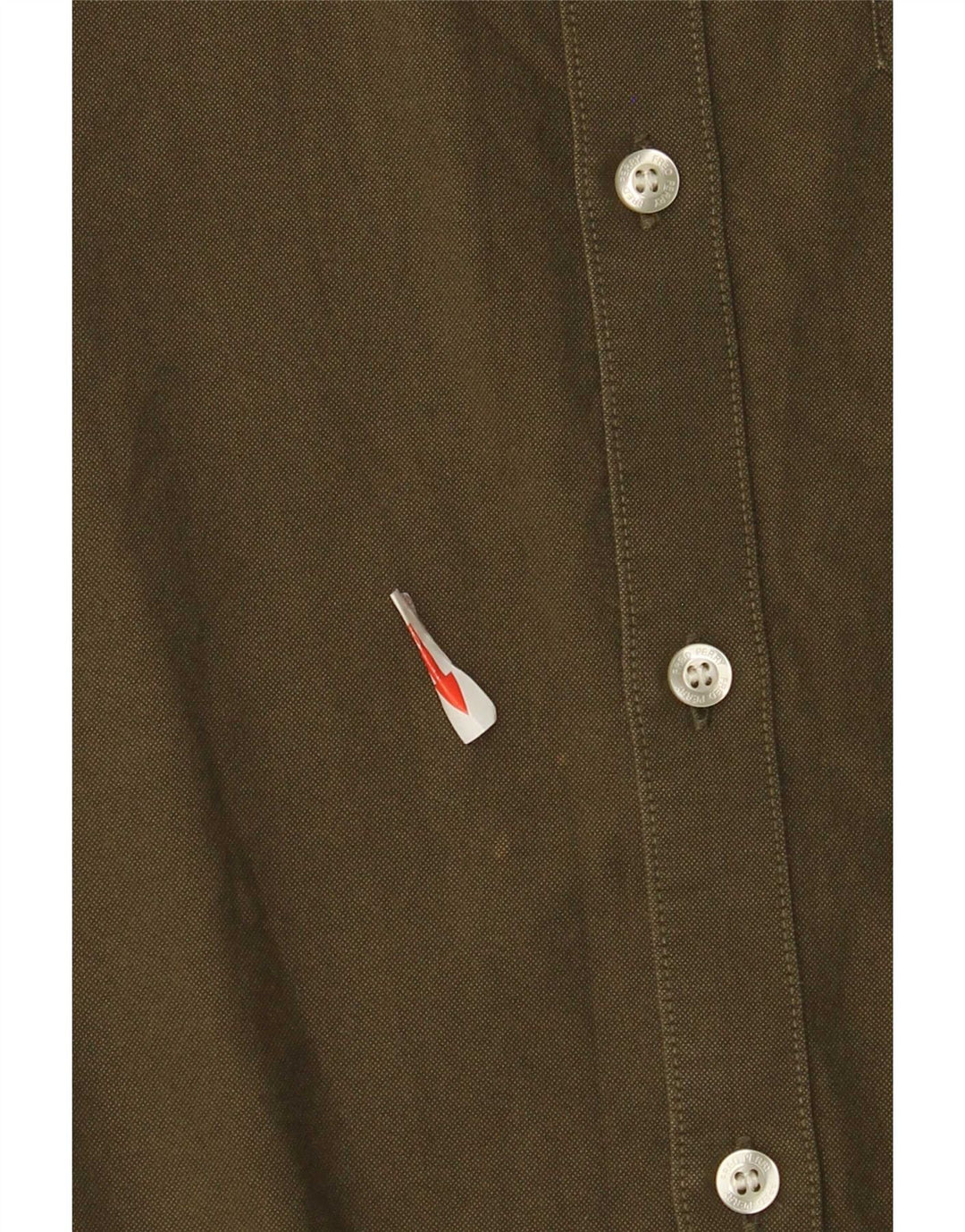Fred Perry Herren Kurzarm-Hemd mit normaler Passform, Größe S, Grün, Baumwolle