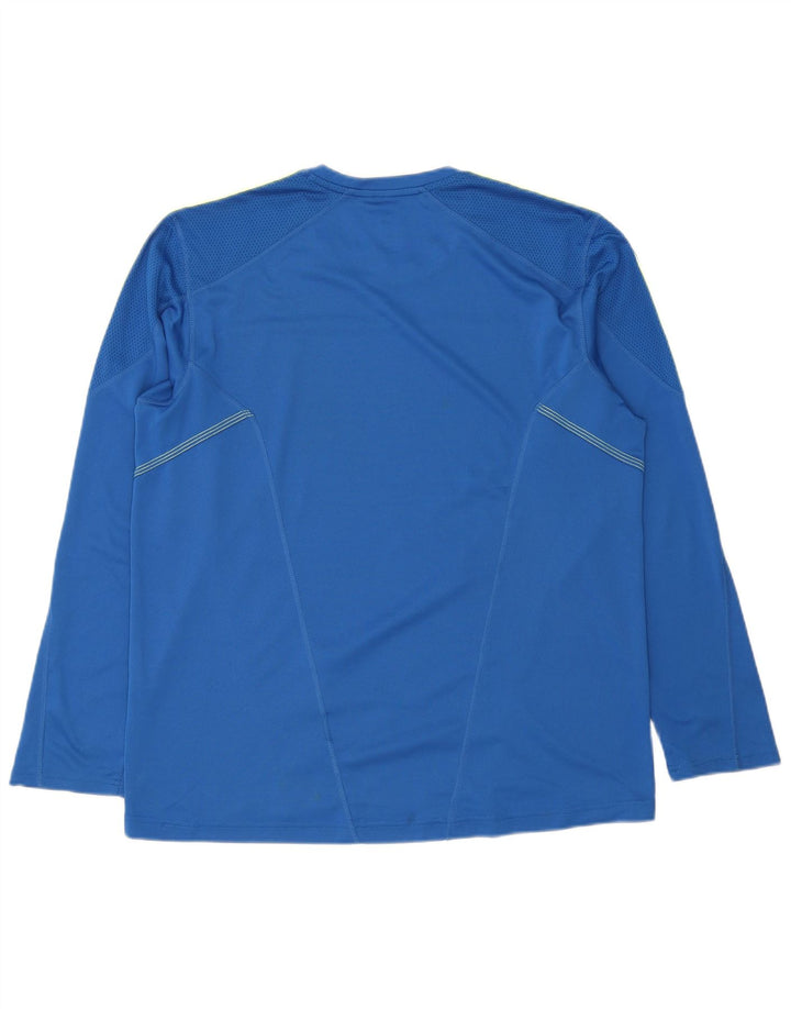 Adidas Herren Top Langarm XL Blau Polyester