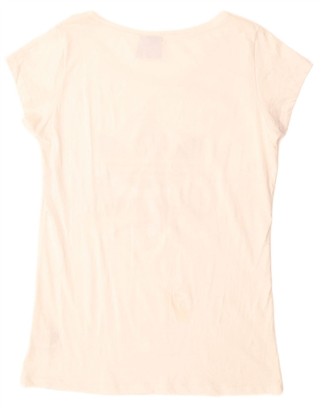 ADIDAS Damen Longline Graphic T-Shirt Top UK 22 XL Weiße Baumwolle