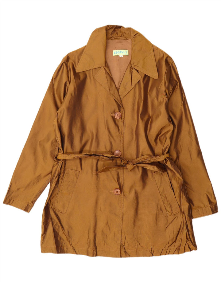 Conbipel Damen Übergroßer Trenchcoat UK 10 Small Braun Polyamid