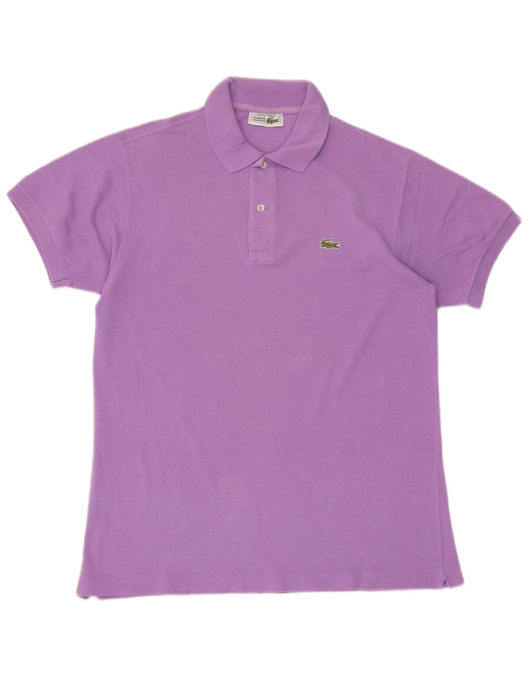 Lacoste Herren-Poloshirt aus mittelvioletter Baumwolle