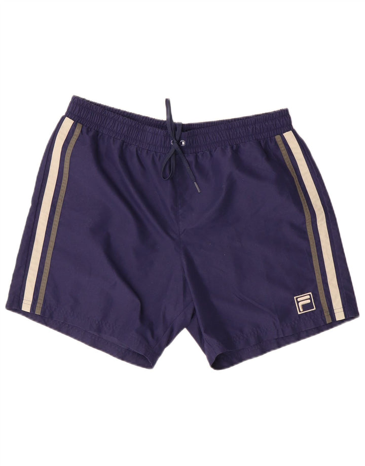 Fila Herren Badeshorts Medium Marineblau Polyester