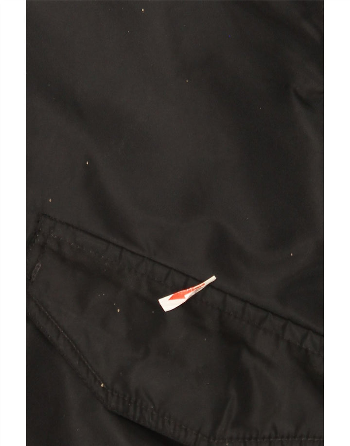 Brandit Herren Bomberjacke UK 40 Large Schwarz Nylon