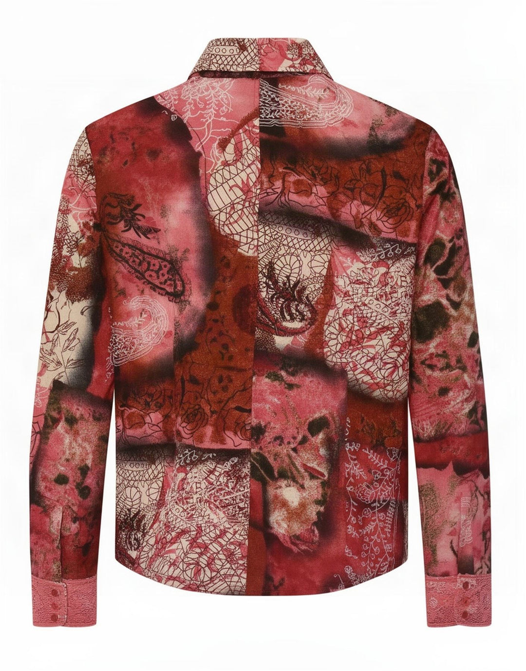 Mariella Rosati Damen-Hemdbluse IT 46, groß, mehrfarbig, Patchwork
