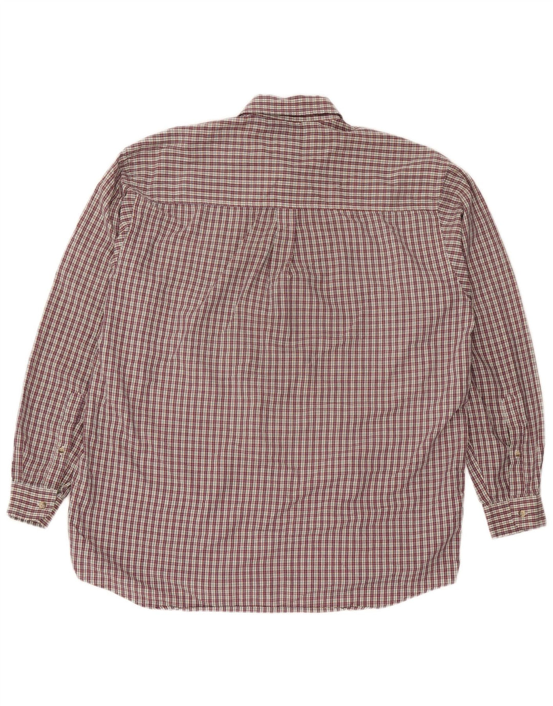 Rohan Herren-Flanellhemd, groß, rot kariert, Polyester