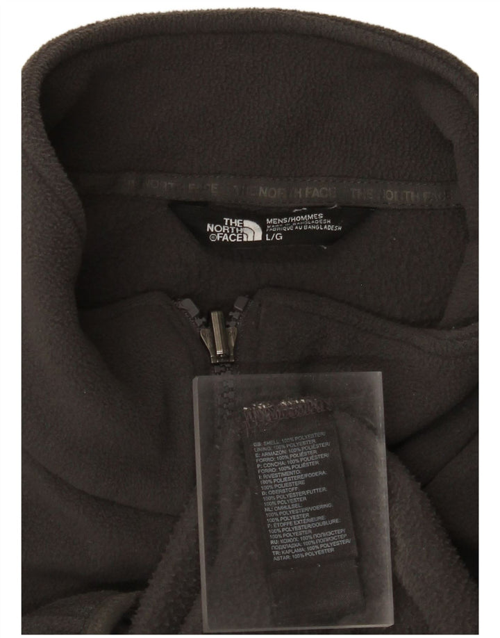 THE NORTH FACE Herren Fleecejacke UK 40 Large Grau Polyester