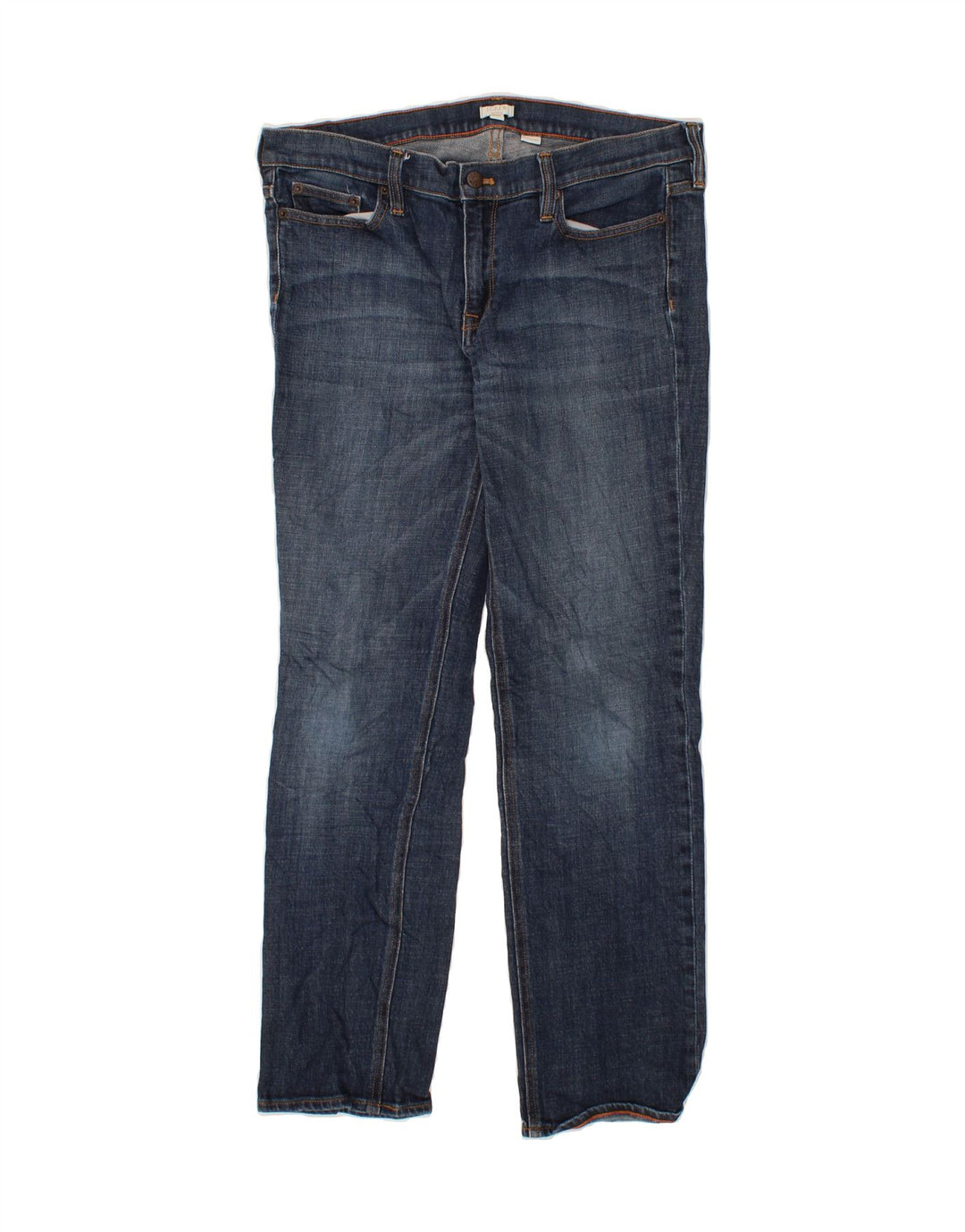 J. CREW Womens Straight Jeans W32 L30 Blue Cotton Vintage J. Crew and Second-Hand J. Crew from Messina Hembry 