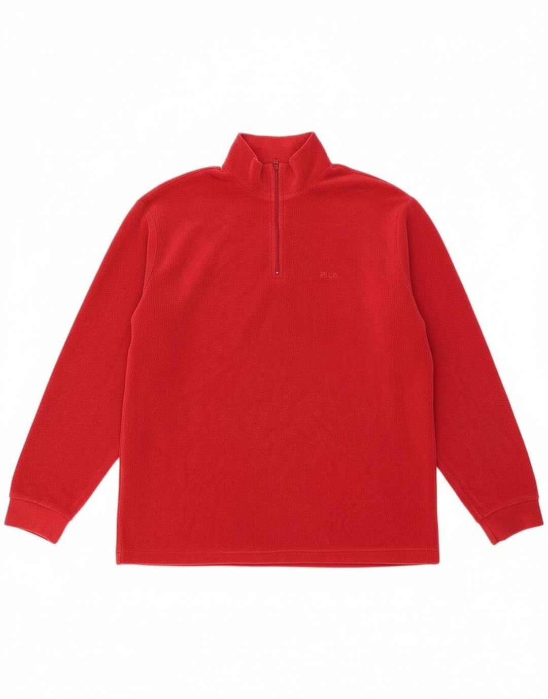 Fila Jungen-Fleecepullover mit Reißverschluss am Hals, 13–14 Jahre, XL, Rot