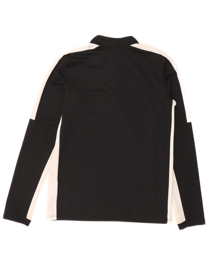 Nike Dri-Fit-Oberteil für Jungen, langärmlig, 6–7 Jahre, Größe L, Schwarz, Farbblock