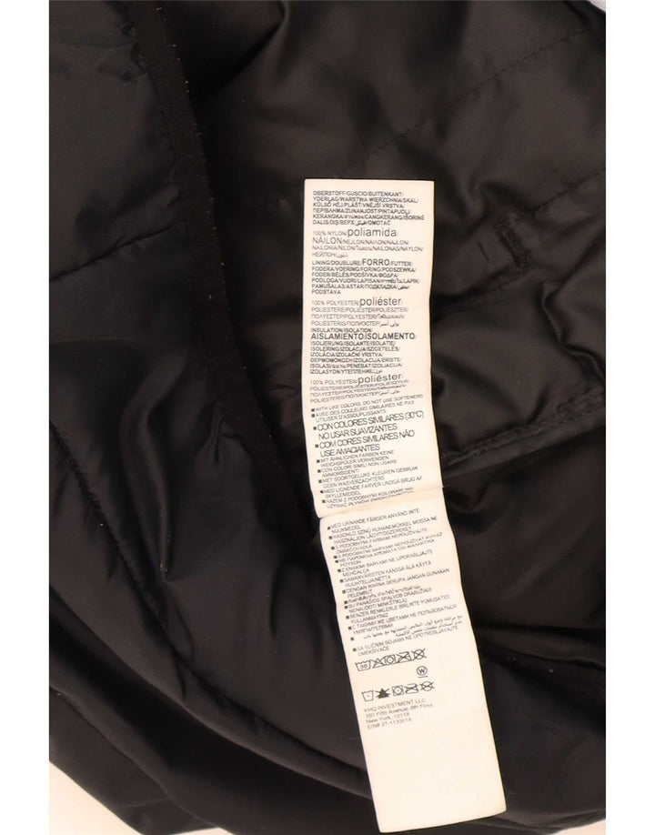 Under Armour Jungen wattierte Jacke mit Kapuze, 10–11 Jahre, schwarzes Polyamid