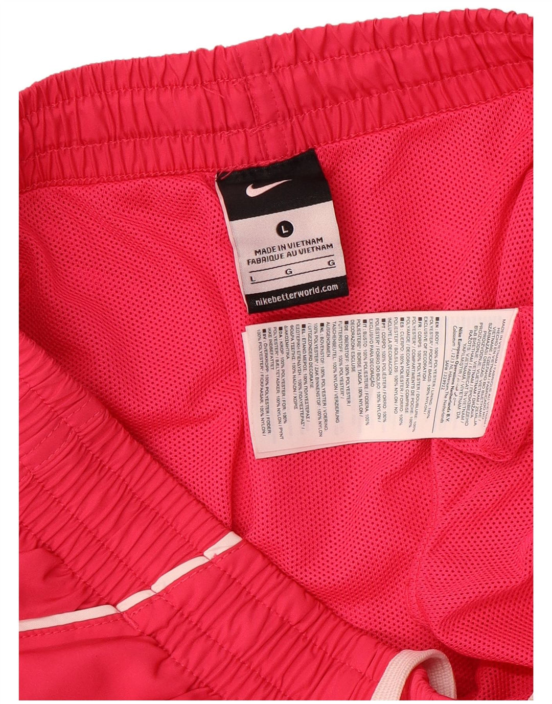 Nike Herren-Sportshorts mit Grafik, groß, rosa, Polyester
