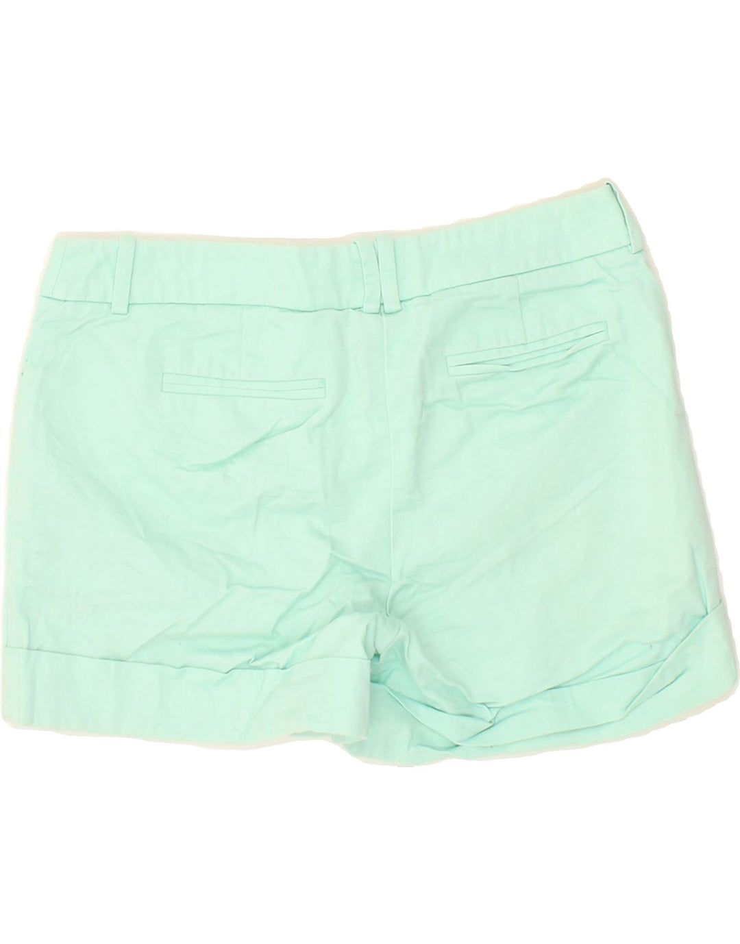 MOSSIMO Womens Stretch Chino Shorts US 2 XS W28 Turquoise Cotton Vintage Mossimo and Second-Hand Mossimo from Messina Hembry 