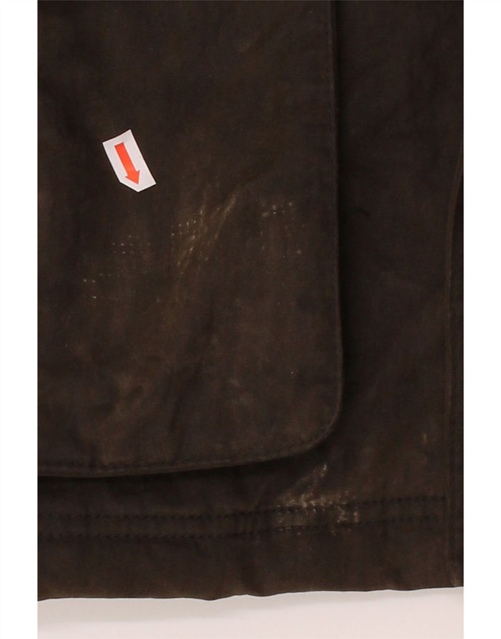 MASSIMO DUTTI Herrenjacke aus gewachster Baumwolle UK 44 2XL Braun