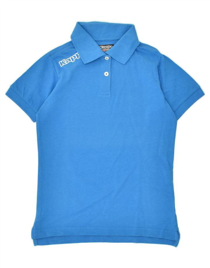 KAPPA Womens Polo Shirt UK 8 Small Blue Cotton | Vintage Kappa | Thrift | Second-Hand Kappa | Used Clothing | Messina Hembry 