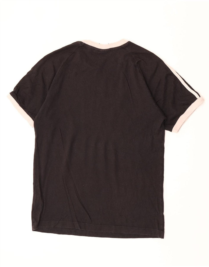 Adidas Herren T-Shirt Top Medium Schwarz Baumwolle