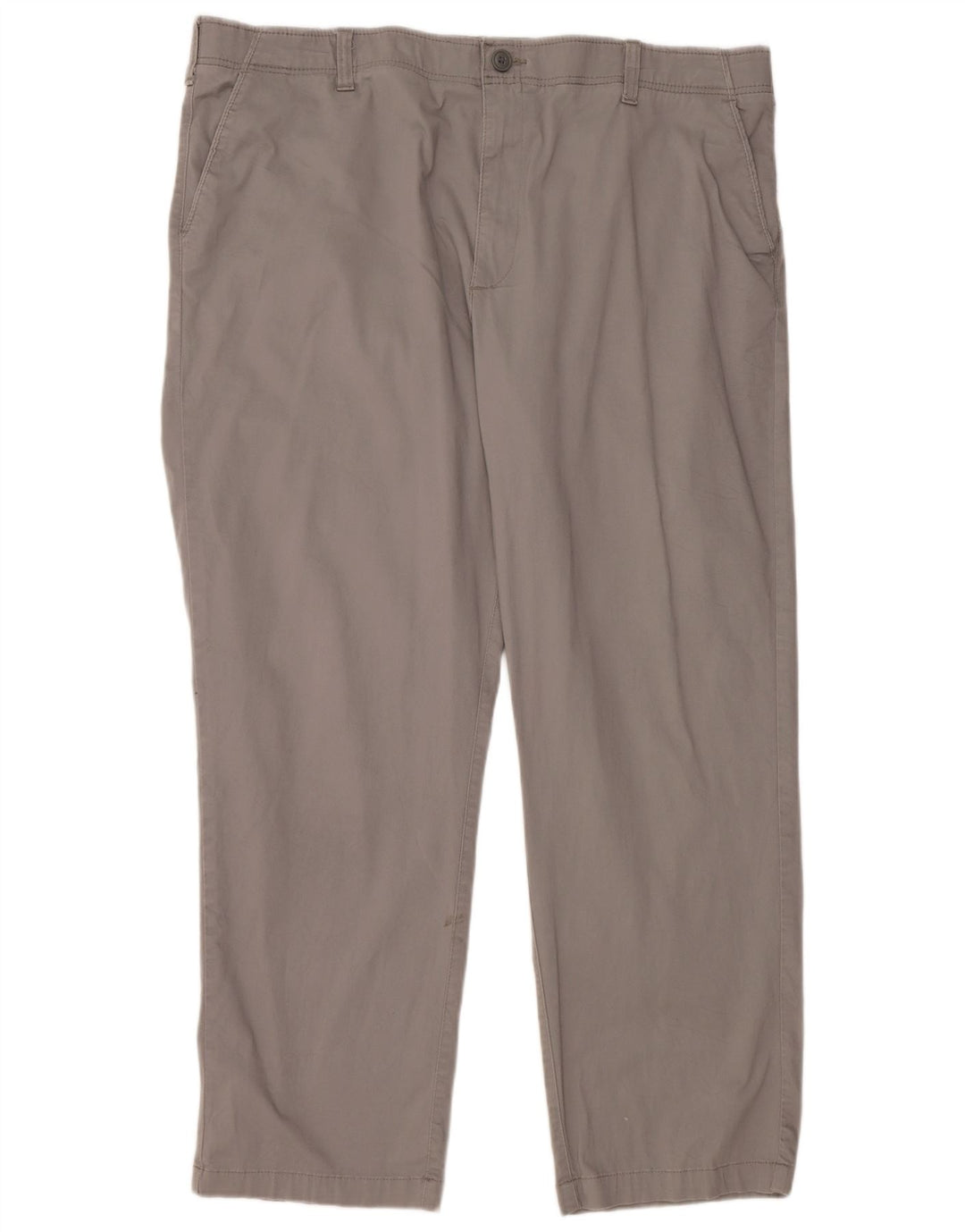 LEE Mens X-treme Comfort Straight Chino Trousers W42 L32 Grey Cotton