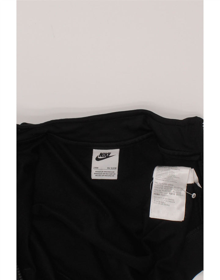 Nike Baby-Jungen-Trainingsanzugoberteil mit Grafik, 18–24 Monate, Schwarz, Farbblock