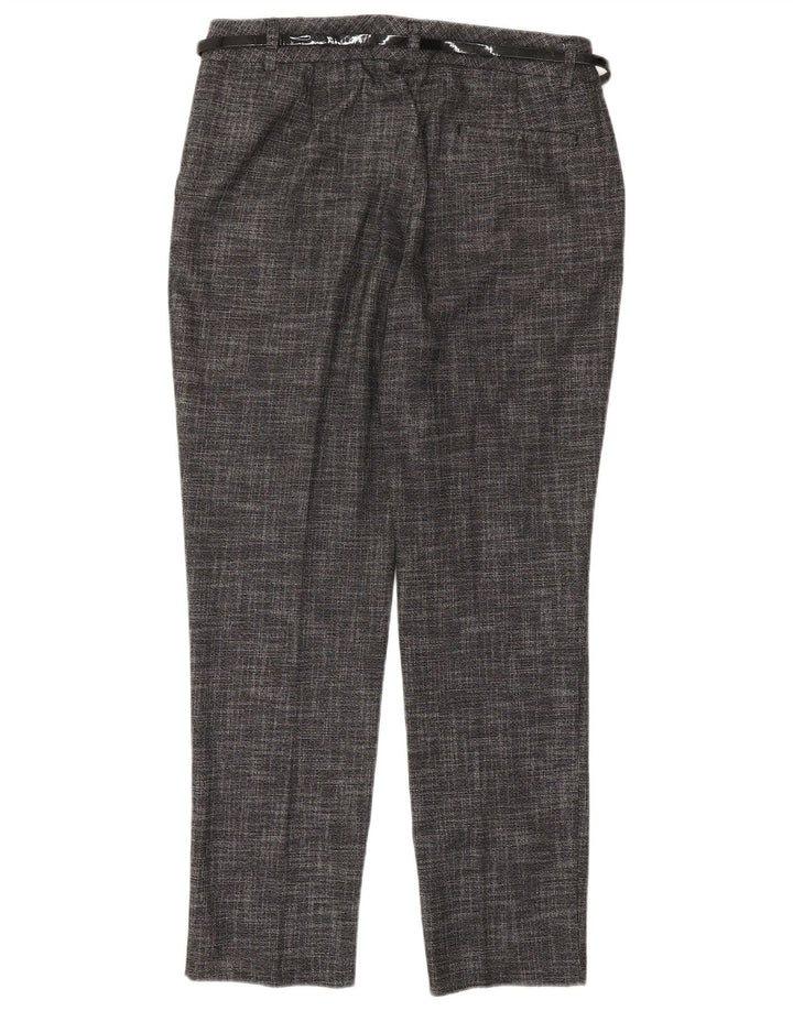 MONSOON Damen Kurze Freizeithose UK 10 Small W27 L28 Grau meliert