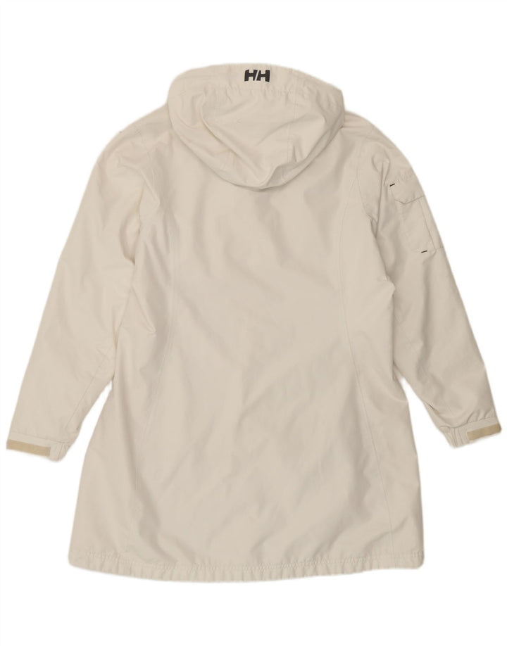 Helly Hansen Damen Kapuzen-Regenmantel UK 16 Large Weiß