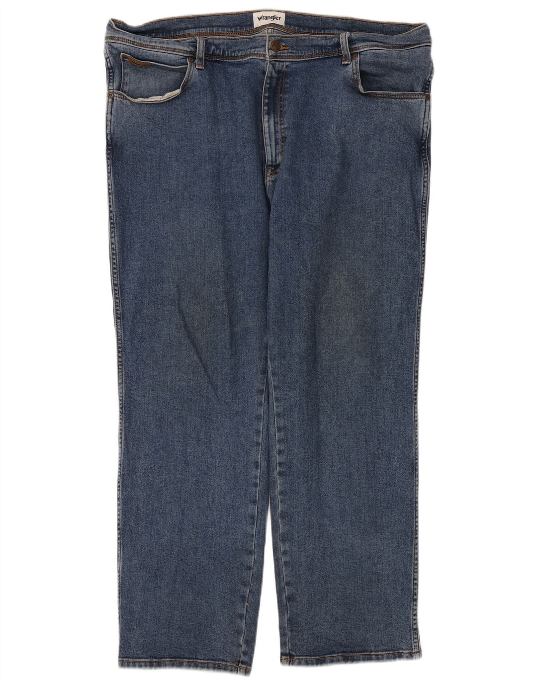 Wrangler Herren Texas Straight Jeans W44 L30 Blaue Baumwolle