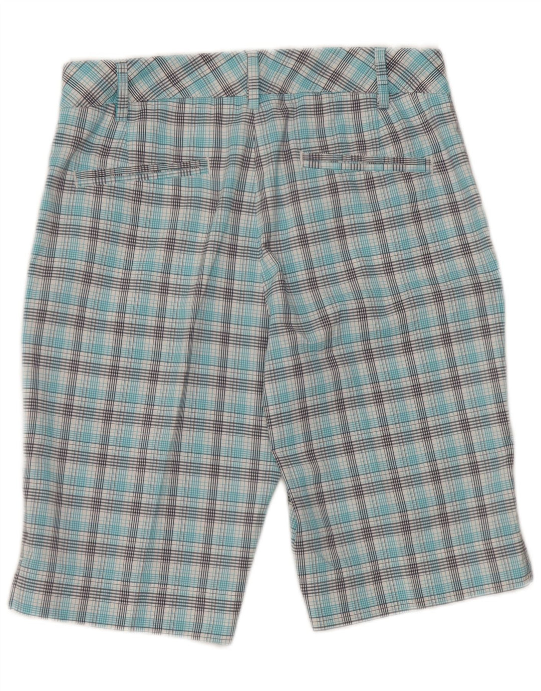 Puma Herren Chinoshorts UK 8 Small W28 Blau kariert