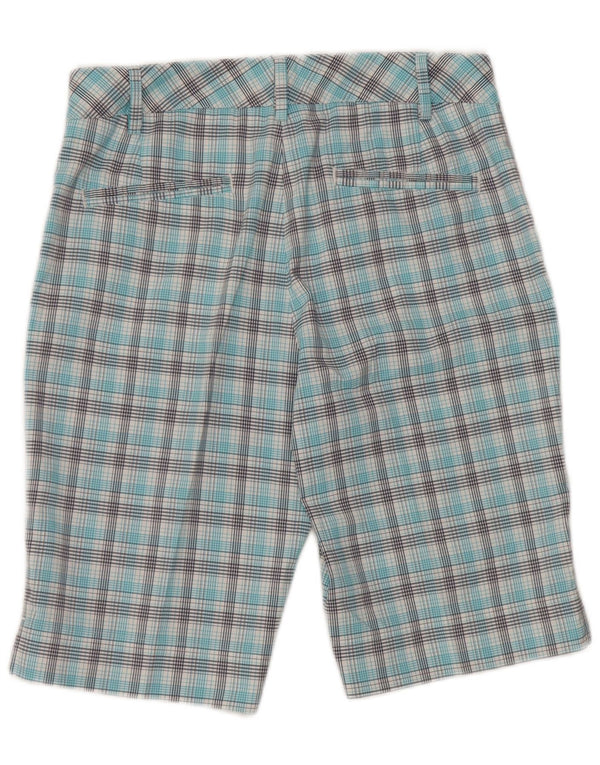 Puma Herren Chinoshorts UK 8 Small W28 Blau kariert
