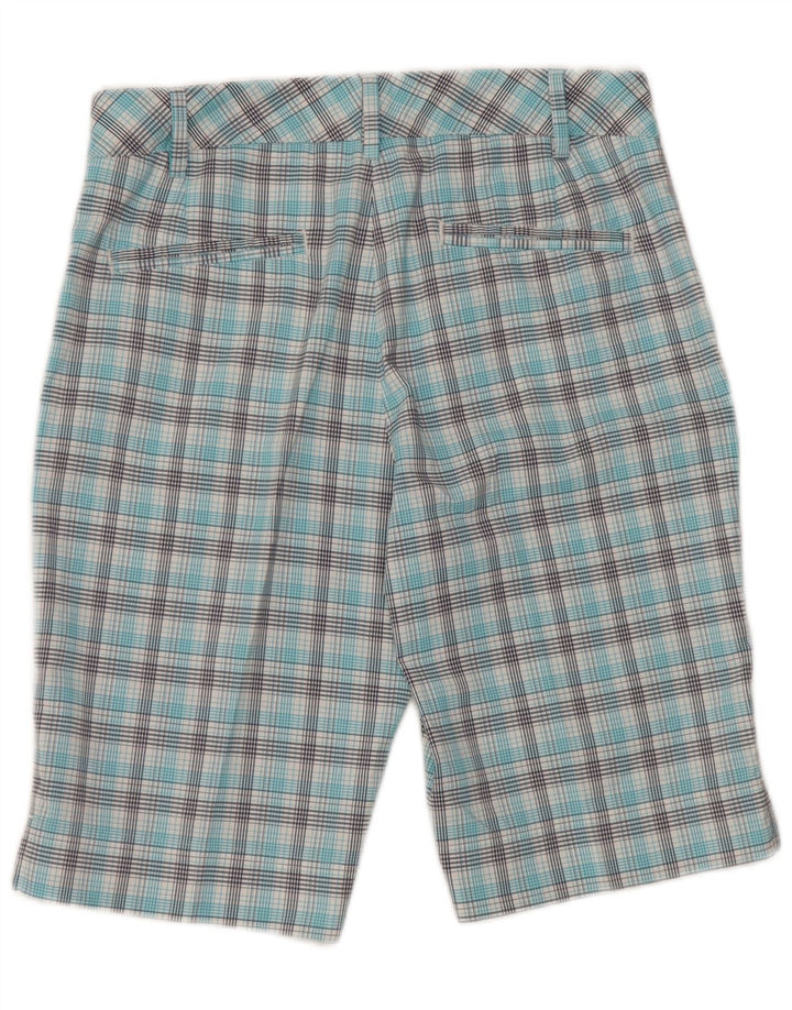 Puma Herren Chinoshorts UK 8 Small W28 Blau kariert