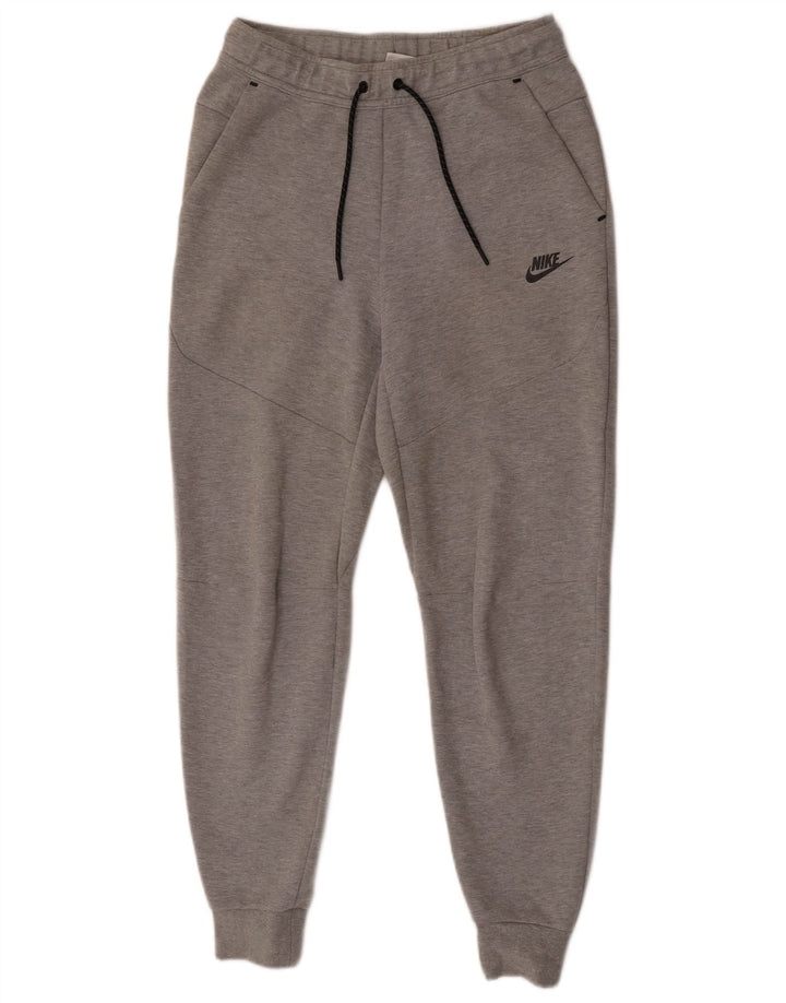 Nike Herren-Trainingshose, Jogginghose, Größe S, graue Baumwolle