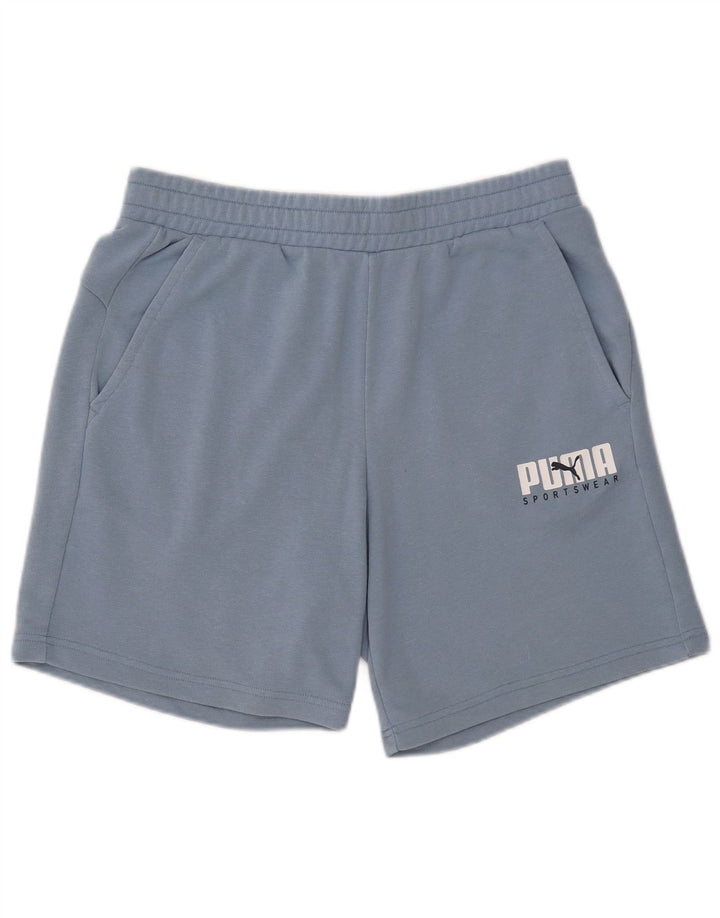 Puma Herren Graphic Sport Shorts Große blaue Baumwolle