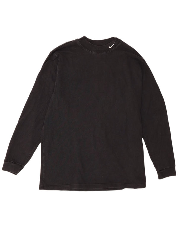 Nike Herren Top Langarm XL Schwarz Baumwolle