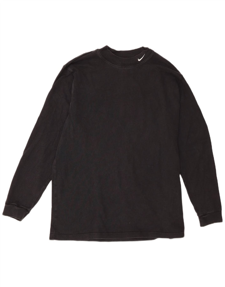 Nike Herren Top Langarm XL Schwarz Baumwolle