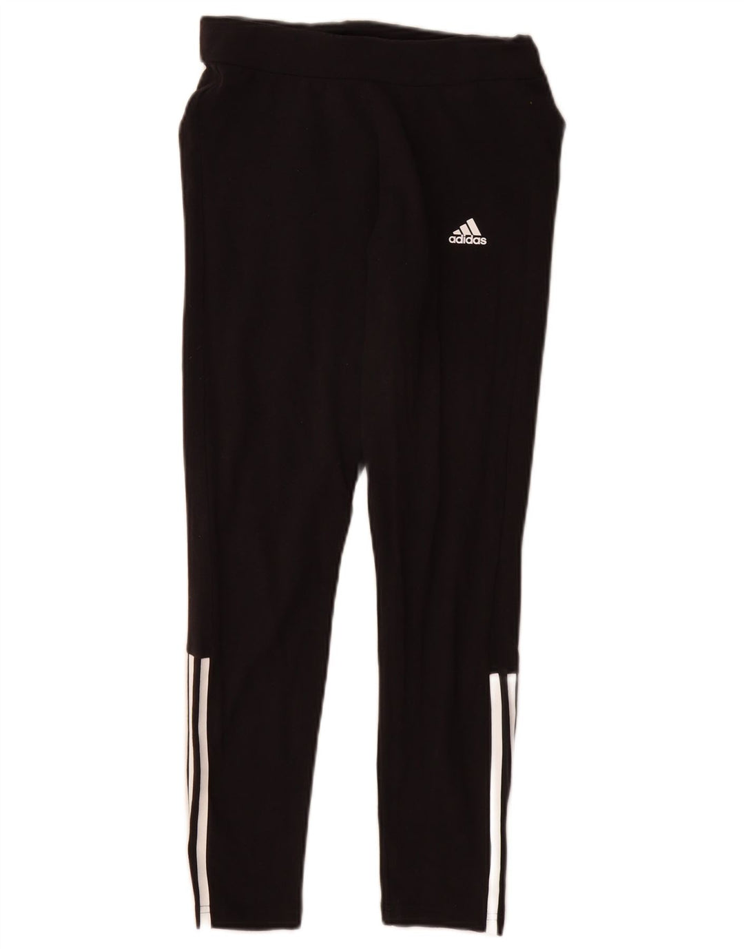 Adidas Damen Leggings UK 8/10 Small Schwarz Baumwolle