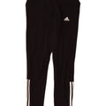 Adidas Damen Leggings UK 8/10 Small Schwarz Baumwolle