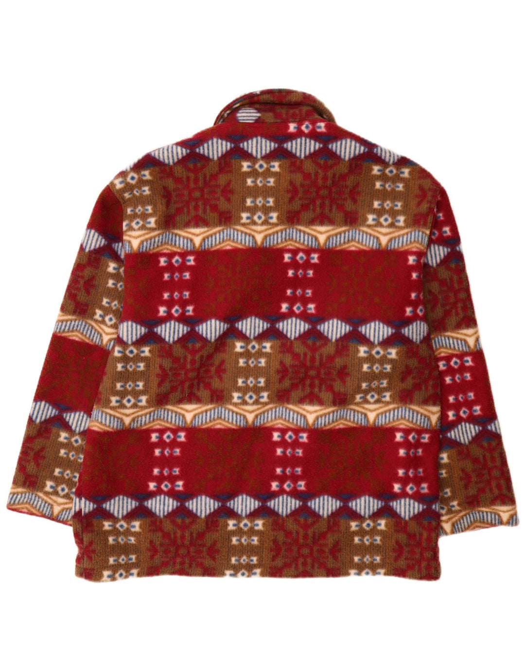 Vintage Herren Bomberjacke UK 42 XL Mehrfarbig Fair Isle