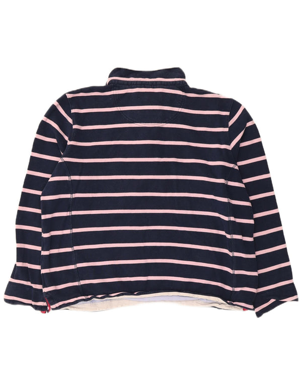 Crew Clothing Damen-Sweatshirt in Übergröße, Gr. 18, XL, Marineblau gestreift
