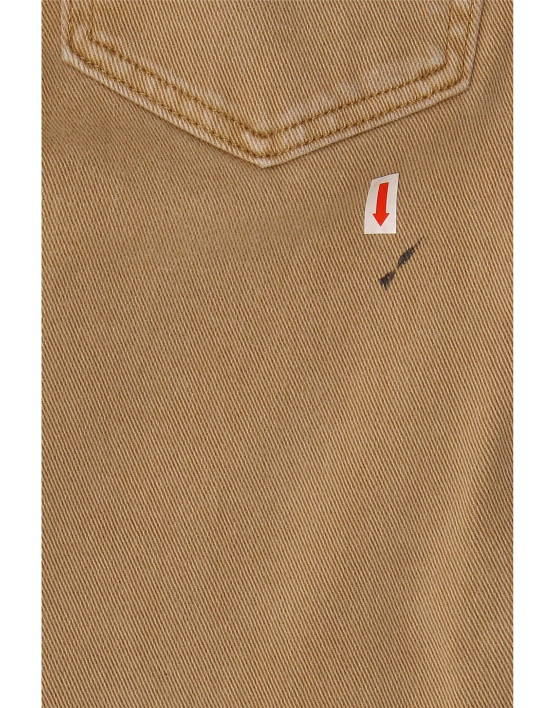 LEVI'S Mens 514 Straight Jeans W30 L32 Beige Cotton
