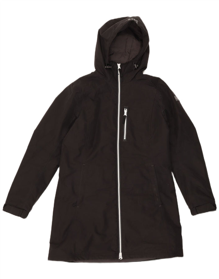 Helly Hansen Damen-Windbreaker-Mantel mit Kapuze, UK 14, mittelschwarz, Polyester